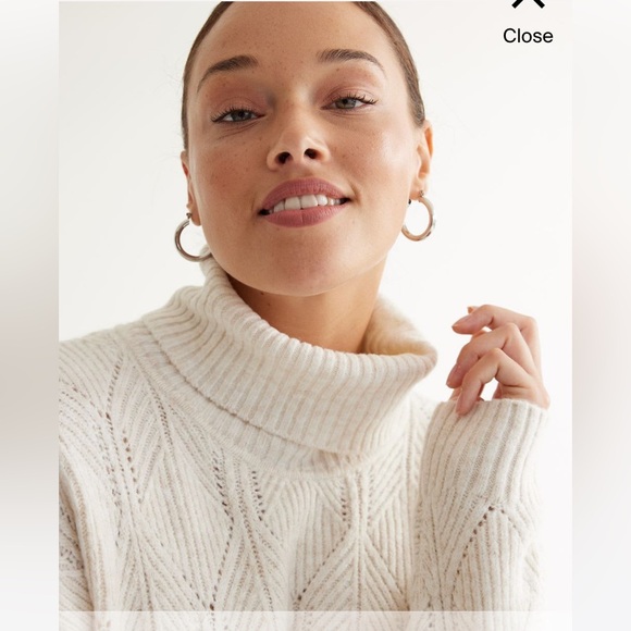 NWOT! Reitmans soft relaxed fit turtleneck sweater - Picture 16 of 16